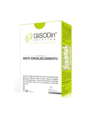 Glisodin Antienvejecimiento 60 Cápsulas  Glisodin