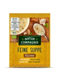 Crema De Champiñones 12 Sobresx40 Gramos Bio Natur Companier