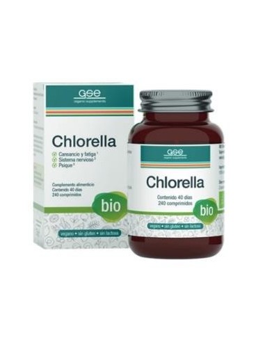 Chlorella 240 Comprimidos Bio Vegan Gse