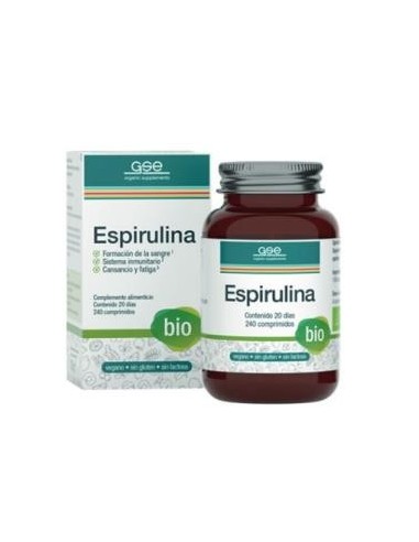 Espirulina 240 Comprimidos Bio Vegan Gse