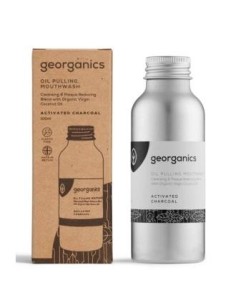 Enjuage Bucal Con Aceite Carbon Activado 100 Mililitros Georganics