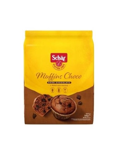 Muffins De Chocolate Madalenas 5Udsx45Gr Sg Schar