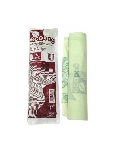 Bolsas De  Basura Biodegra-Compost. 10L 10Rollos Ecobag