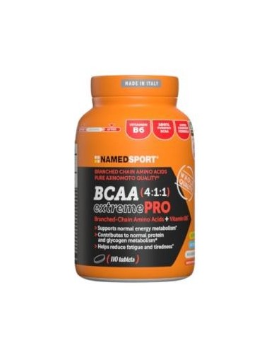 Bcaa 4:1:1 Extreme Pro 110 Comprimidos Named Sport