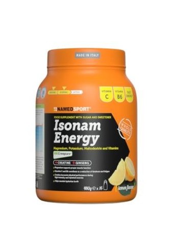 Isonam Energy Lemon 480 Gramos Named Sport