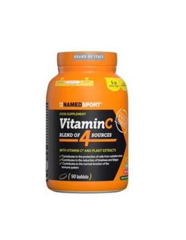 Vitamina C 4 Natural Blend 90 Comprimidos Named Sport