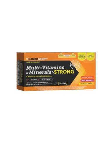 Multi Vitamins-Minerals Strong 60 Comprimidos Named Sport