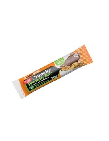 Crunchy Protein Bar Cookies Cream Barritas 24Uds. Named Sport