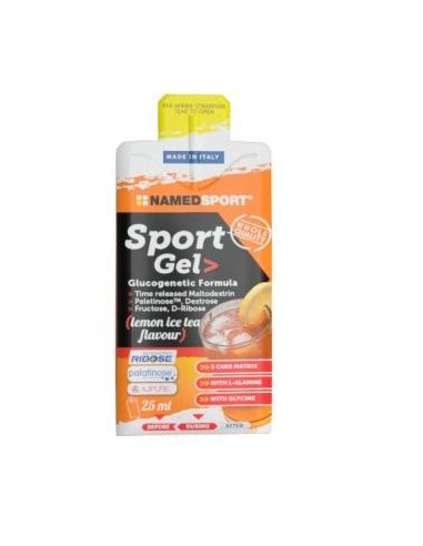 Sport Gel Lemon Ice Tea 32Geles. Named Sport