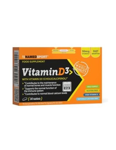 Vitamin D3 30 Comprimidos Named Sport