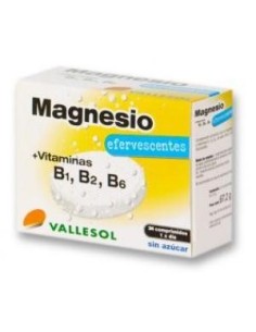 Vallesol Magnesium+B Effervescent 24 Tablets – Boost Energy