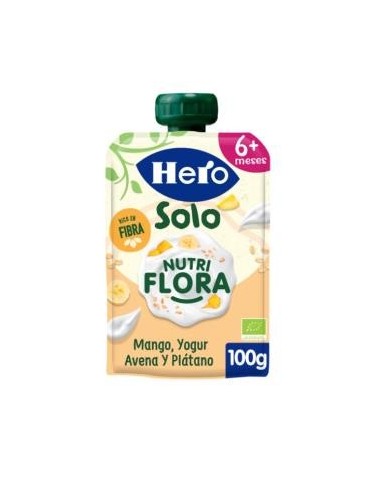 Hero Nutri Flora Mango-Platano-Yogur Eco 100 Gramos Hero