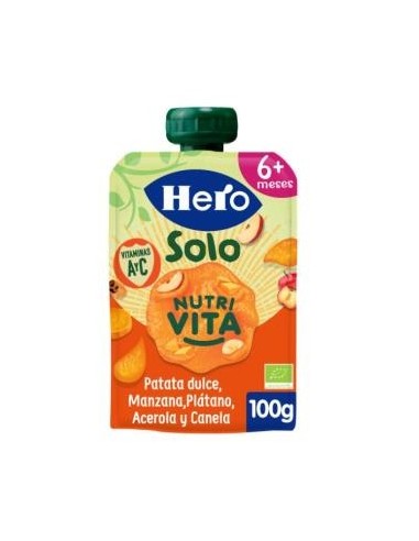 Hero Solo Patata Dulce-Manz-Platano Eco 100 Gramos Hero