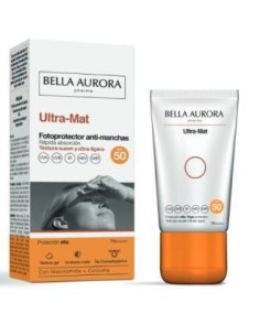 Solar Ultra Mat Spf50 Antimanchas 50 Mililitros Bella Aurora