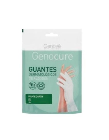 Genocure Guantes Dermatológicos Algodón 6- 7 Peq Genove