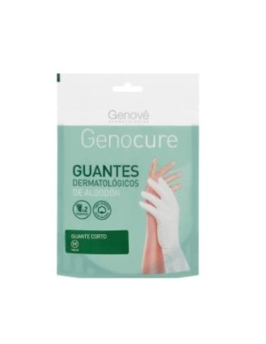 Genocure Guantes Dermatológicos Algodón 8 Med Genove
