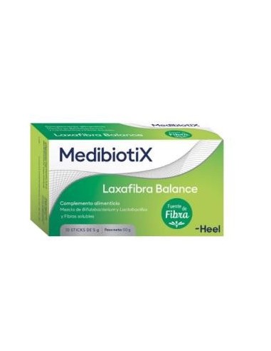 Laxafibra Balance 10 Sticks Medibiotix Heel