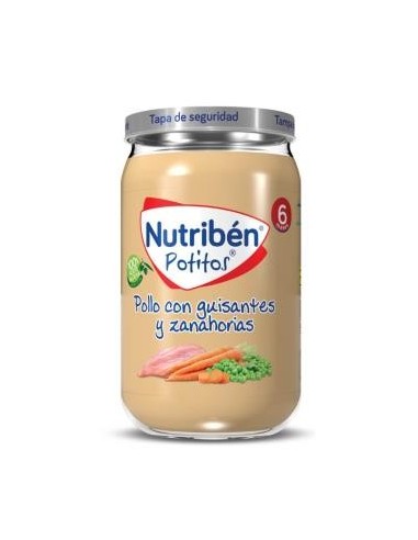 Nutriben Potito Pollo Guisantes Y Zanahoria 235Gr Nutriben
