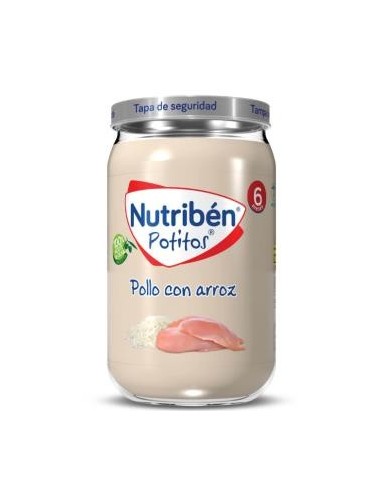 Nutriben Potito Pollo Arroz 235 Gramos+6M Nutriben