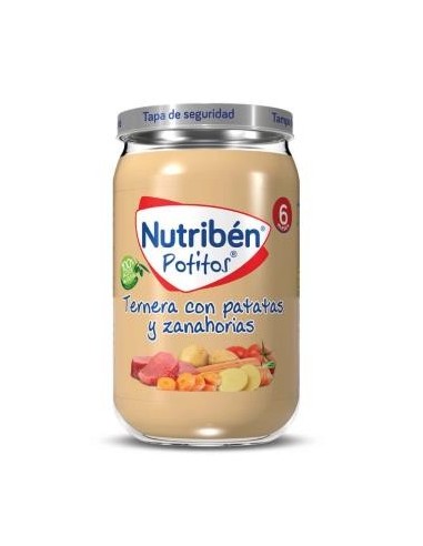 Nutriben Potito Ternera Patatas Y Zanahoria 235 Gramos Nutriben