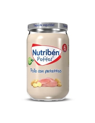 Nutriben Potito Pollo Patatitas 235 Gramos+6M Nutriben