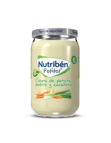 Nutriben Potito Crema Patata-Puerro-Zanahoria 235G Nutriben