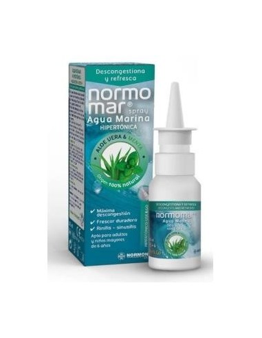 Normomar Spray Use&Amp Go Aloe Menta 30 Ml Normon