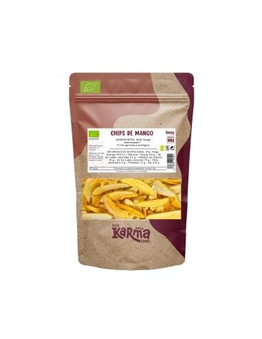 Chips De Mango Deshidratado 100 Gramos Eco Sge Vegan Karma