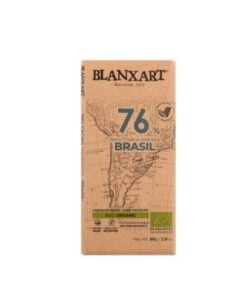Chocolate Negro 76% Brasil 80 Gramos Eco Blanxart