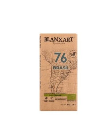 Chocolate Negro 76% Brasil 80 Gramos Eco Blanxart