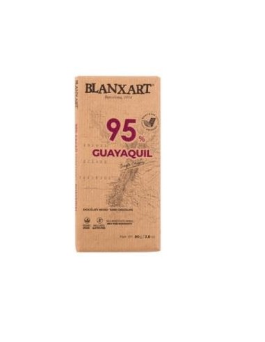 Chocolate Negro 95% Guayaquil 80 Gramos Blanxart