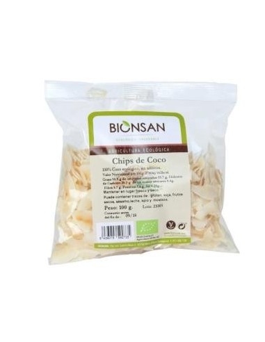 Chips De Coco 100 Gramos Eco Bionsan