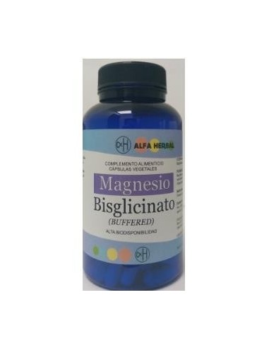 Magnesio Bisglicinato 120 Cápsulas vegetales Alfa Herbal