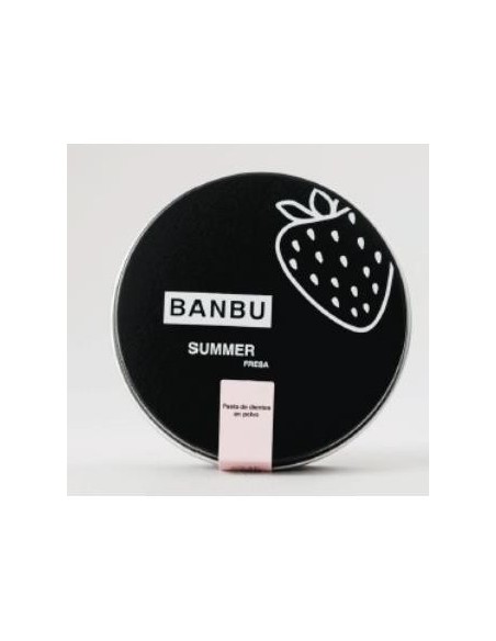 Summer Dentifrico Fresa Polvo 60 Gramos Eco Vegan Banbu