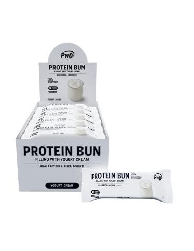 Protein Bun Bizcocho Yogurt Cream 15Udsx60 Gramos Pwd Nutrition