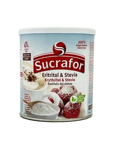 Sucrafor (Eritritol Y Stevia) 500 Gramos Sucrafor
