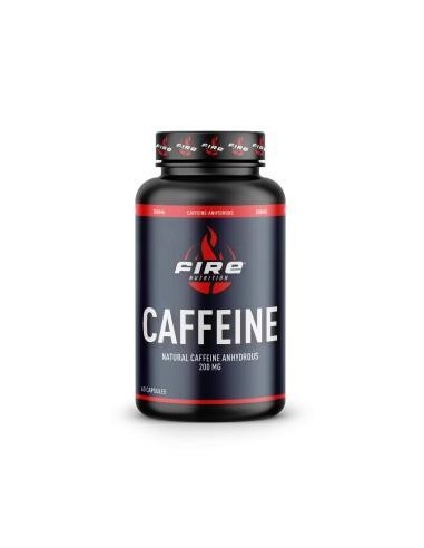 Caffeine Anhydrous 200Mg 60 Cápsulas  Fire Nutrition