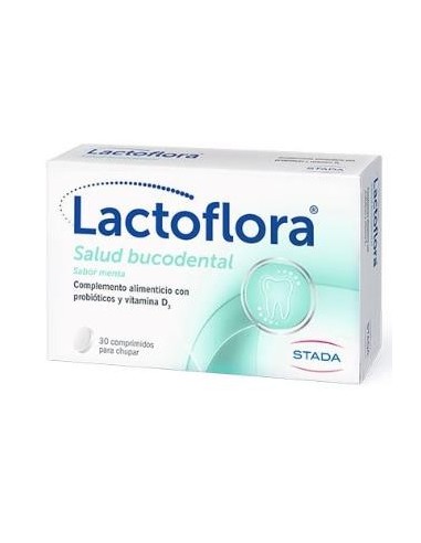 Lactoflora Salud Bucodental Menta 30 Comp Lactoflora