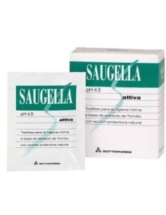 Saugella Attiva Toallitas 10 Unid Rottapharm