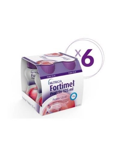 Fortimel Protein Sabor Frutos Rojos 24Usx125 Ml Nutricia