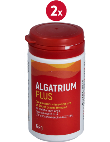 Pack 2 uds Algatrium Plus (350 Mg.Dha)  90 Perlas Algatrium