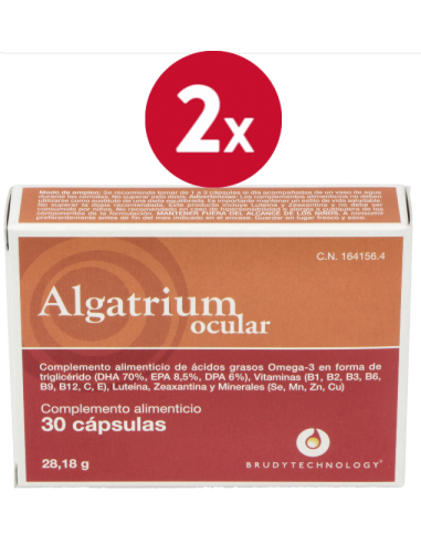 Pack 2 uds Ocular Algatrium (280 Mg Dha) 30 Perlas Algatrium