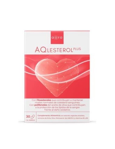 Aqlesterol Plus 30 Cápsulas  Aora