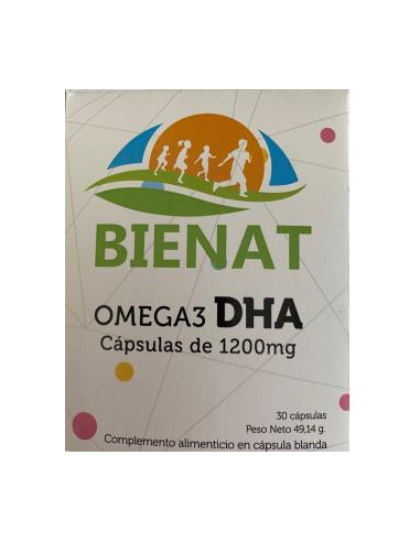 Bienat Dha Omega 3 1200Mg 30Cap. de Bienat