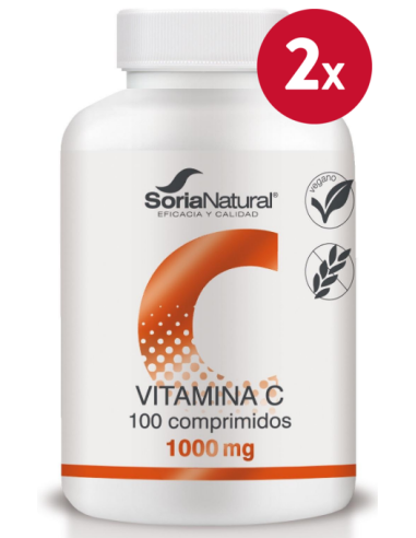 Pack de 2 uds Vitamina B3 (Niacina) liberación sostenida 60 comprimidos de Soria Natural