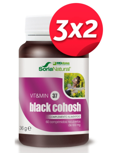 Pack 3x2 Blackcohosh 60 Comprimidos de Mgdose