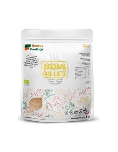 Curcuma Chai Latte 500 Gramos Eco Vegan Sg Energy Feelings