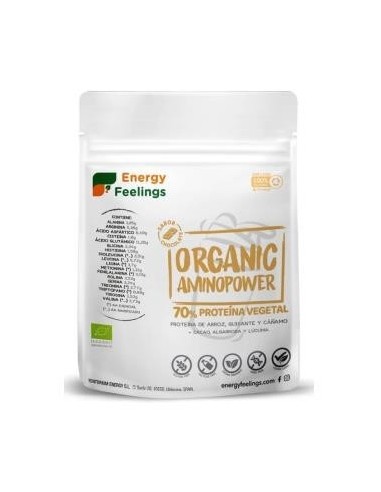 Organic Aminopower 70% Chocolate 200G Eco Vegan Sg Energy Feelings