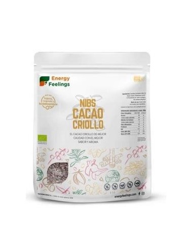 Cacao Criollo Nibs 1 Kilo Eco Vegan Sg Energy Feelings