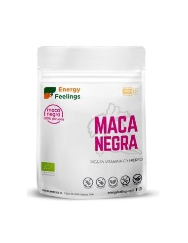 Maca Negra Polvo 200 Gramos Eco Vegan Sg Energy Feelings